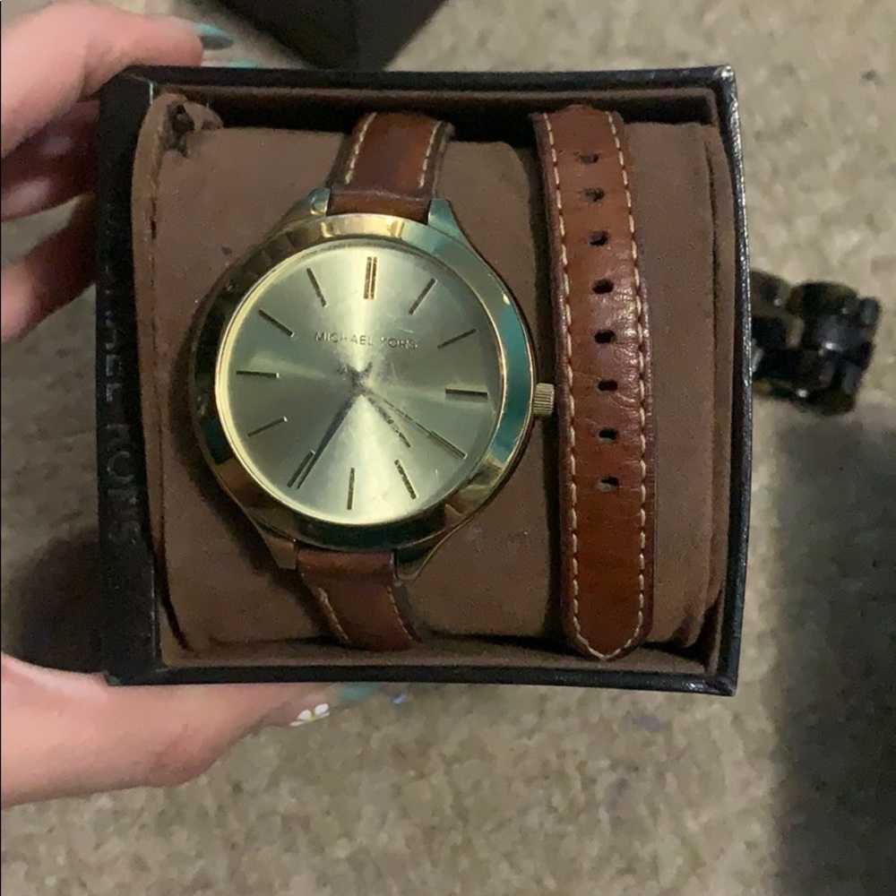 Michael kors wrap around watch